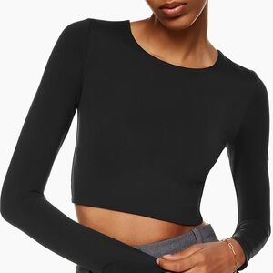 Aritzia Contour Crew Cropped Long Sleeve